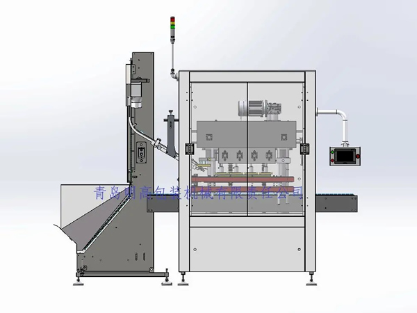 自动高速封盖机，适用于直径10 mm-100 mm的瓶盖